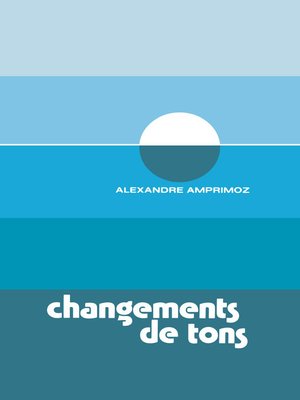 cover image of Changements de tons